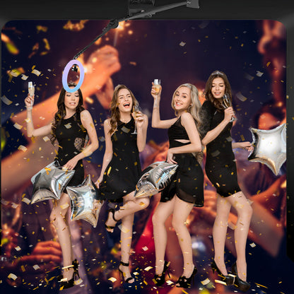 Wholesale Sky 360 Overhead Photo Booth with LED Tube and  Remote Control ,Free Logo,for Party Wedding Rental Event