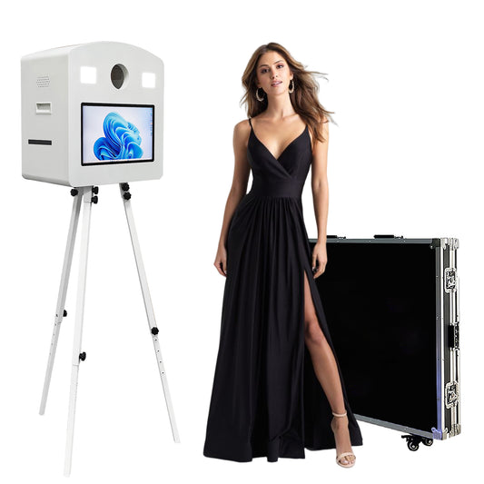 15.6 Inch Touch Screen Portable Magic Mirror Photo Booth Machine Selfie Photobooth Machine for Parties Wedding Party Events