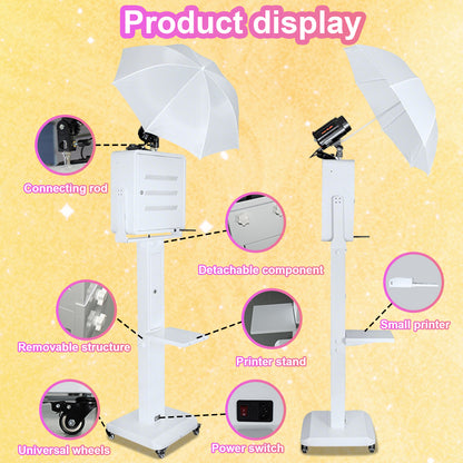 The Hot Popular Dslr Photo Booth Machine with 15.6inch Touch Screen and Umbrella and flash for Party Wedding